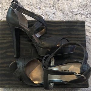 New with box black platform heels!